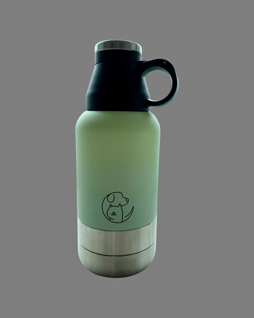 3-in-1 On-The-Go Pet Bottle™ - Handige 3-in-1 Meeneem Voer en Drinkfles